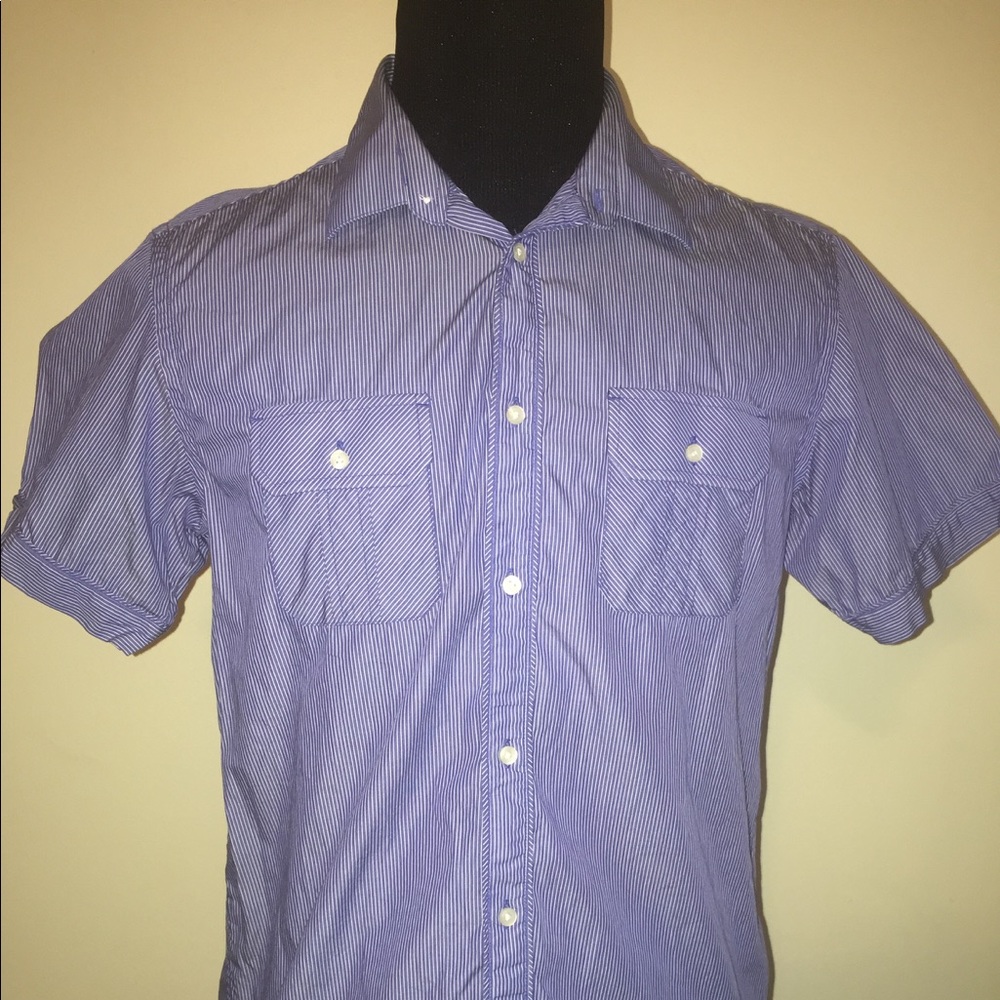 Ben Sherman Men's Stripe Button Down Shirt Size XL